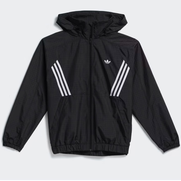 Adidas Primeblue workshop track windbreaker jacket with hoodie unisex Medium - Picture 1 of 8